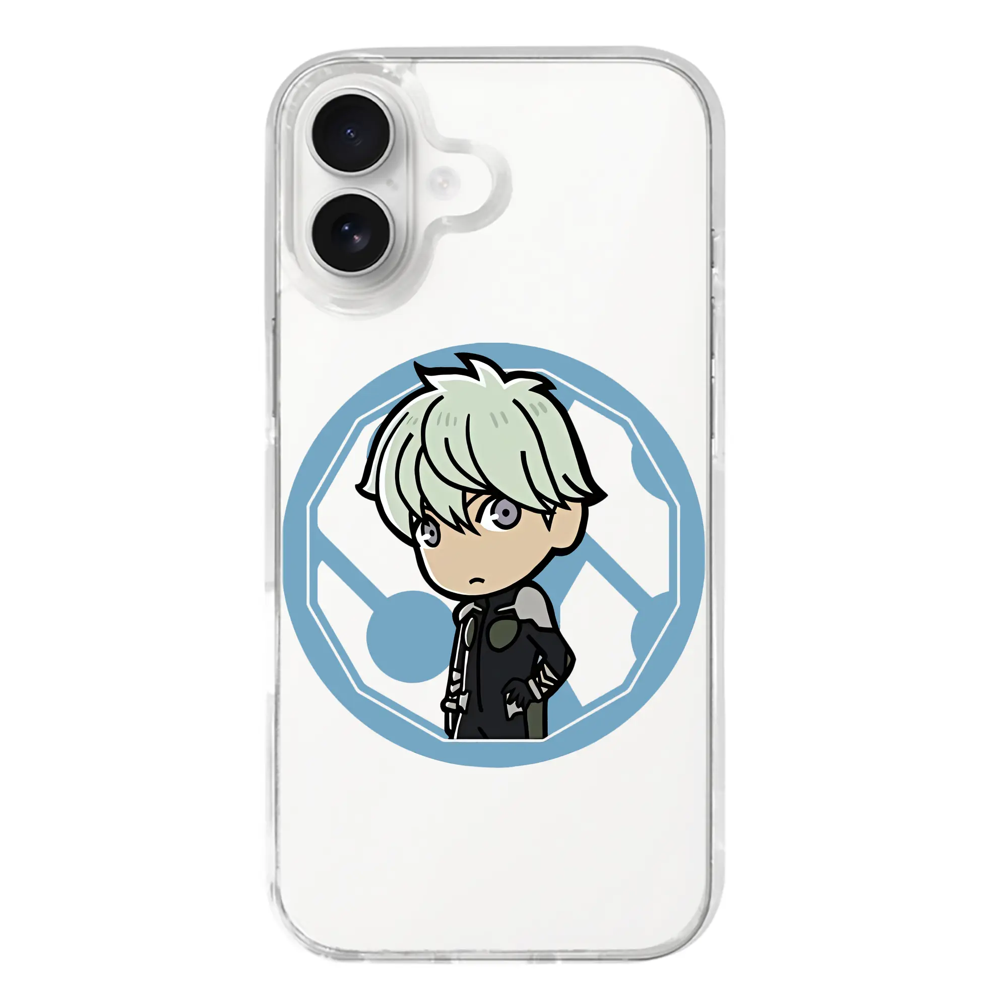 怪獣8号 グッズ,市川レノ - iPhone 17シリーズ 透明スマホケース – 薄型・耐衝撃・精密フィット保護カバー